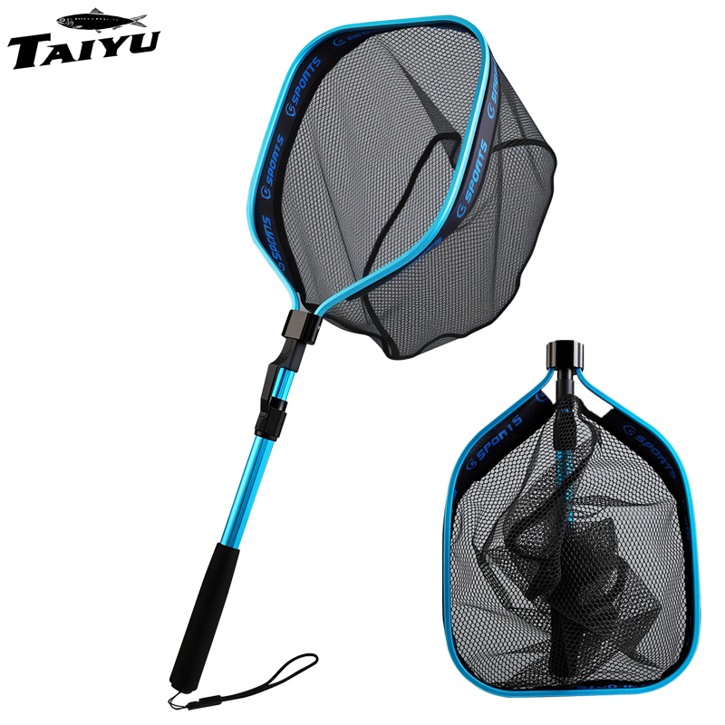 Landing Net Telescopic - Ölçeklenebilir Balık Ağı, Alüminyum Alaşımlı Örgü