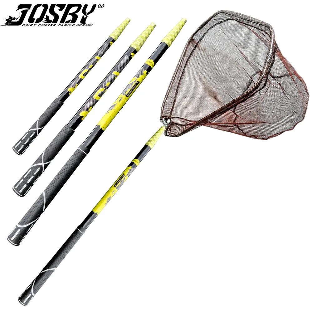 Landing Net Telescopic - JOSBY Hafif Teleskopik Karbon Fiber Balıkçılık