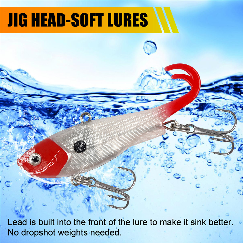5 adet yumuşak bas balıkçılık  - Fishing Equipment Shop incelemesi ve fiyatı