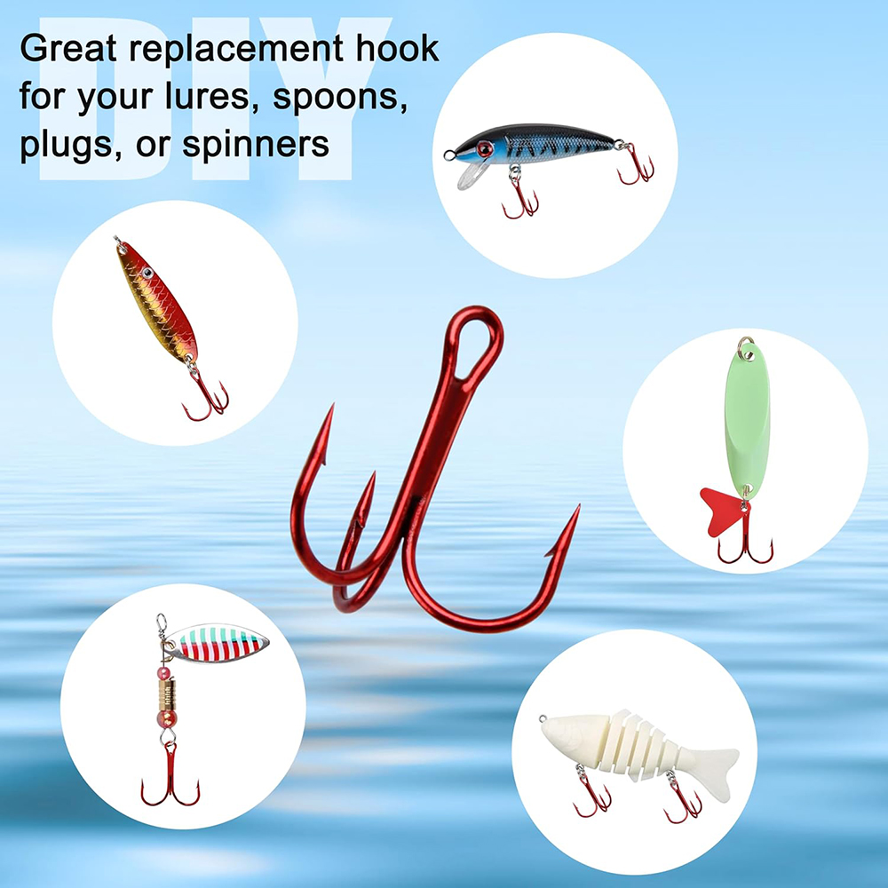 200 adet Kırmızı Üçlü Olta İğn - Fishing Equipment Shop incelemesi ve fiyatı