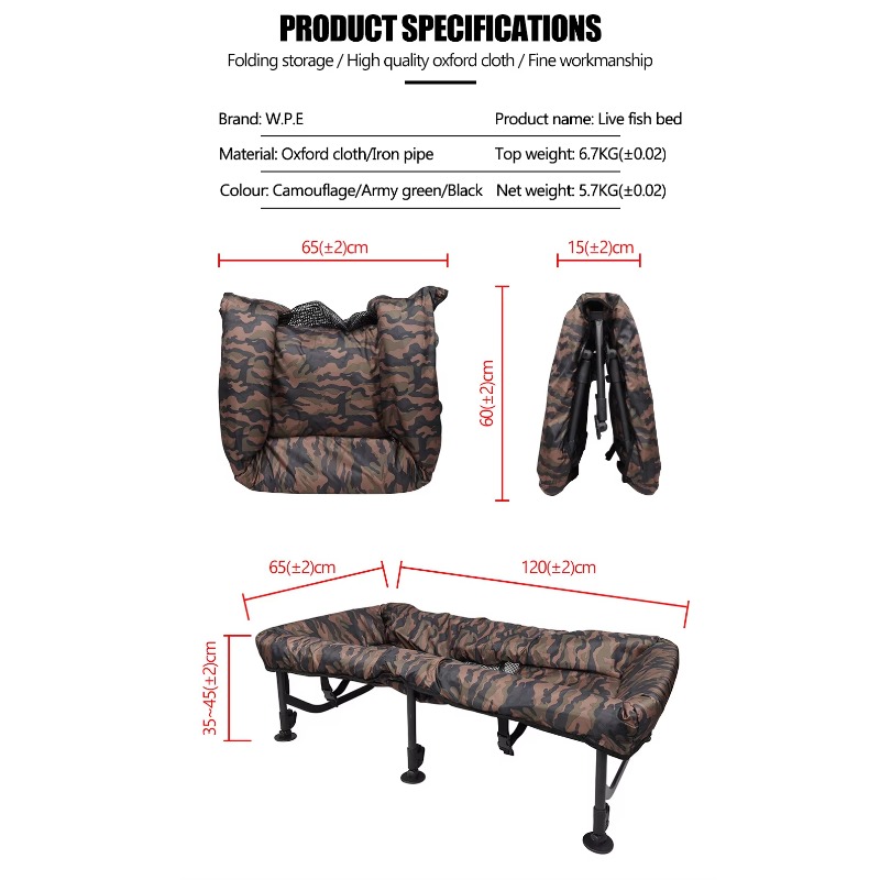 Oxford Kumaş Çelik Boru 120cm  - Fishing Equipment Carp incelemesi ve fiyatı