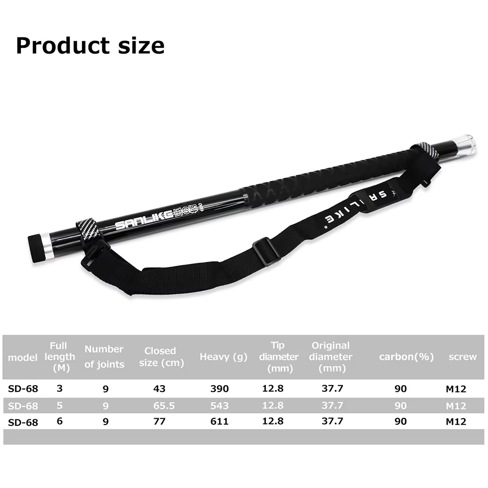 SANLIKE 3 m Siyah Teleskopik K - Landing Net Telescopic incelemesi ve fiyatı